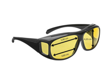 WEDO Sur-lunettes de vision nocturne pour conducteur, étui à