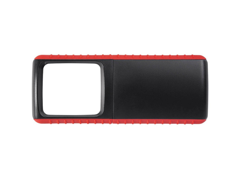 WEDO Loupe Outdoor rectangulaire à éclairage LED, rouge