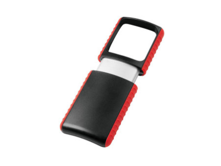 WEDO Loupe Outdoor rectangulaire à éclairage LED, rouge