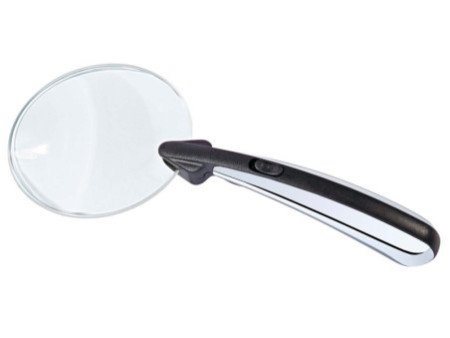 WEDO Loupe avec lumière à LED, ronde, sans cadre