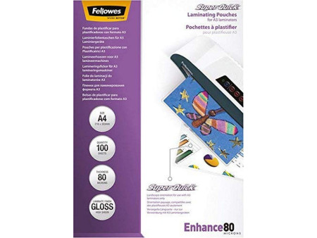 Fellowes Pochette de plastification Super Quick, A4