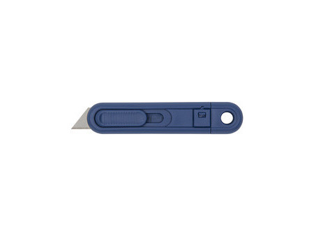 WEDO Cutter de sécurité MetDetec 811, lame: 19 mm, bleu