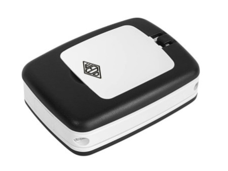WEDO Loupe de table Pocket avec lumière LED, blanc/noir