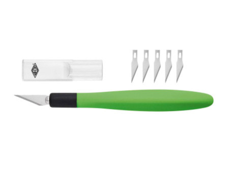 WEDO Scalpel Comfortline, longueur: 150 mm, vert pomme