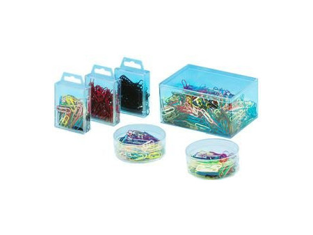 WEDO Trombones recouvertes de plastique, 27 mm, assorti