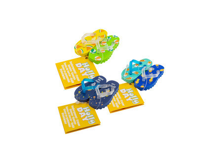 WEDO Gomme plastique Flip Flop 'HOLLYDAY', présentoir de 36