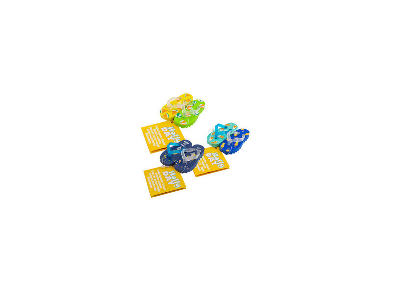 WEDO Gomme plastique Flip Flop 'HOLLYDAY', présentoir de 36