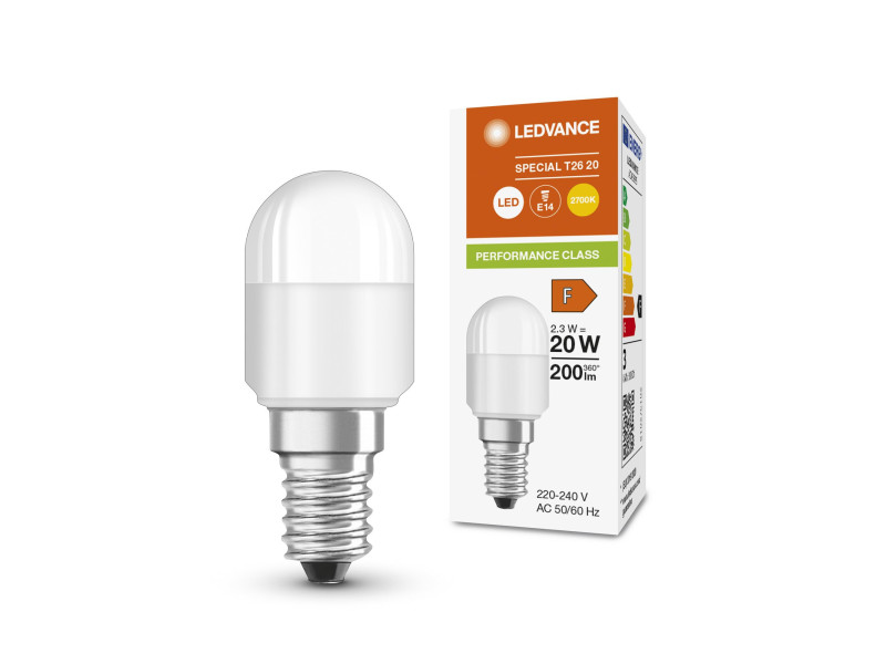 LEDVANCE Ampoule LED SPECIAL T26, 2,3 W, E14, mat
