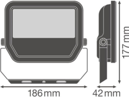 LEDVANCE Projecteur LED FLOODLIGHT, 30 watts, 4000K BK