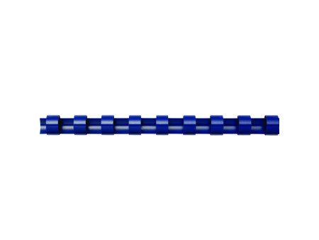 Fellowes Peigne à relier en plastique, A4, 8mm, bleu