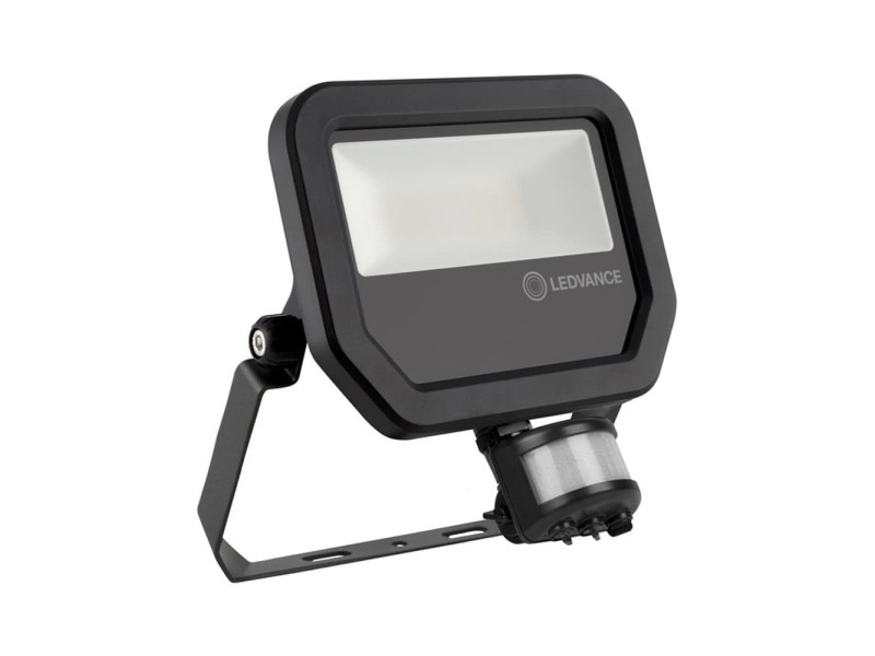 LEDVANCE Projecteur LED FLOODLIGHT SENSOR, 20 W, 3000K BK