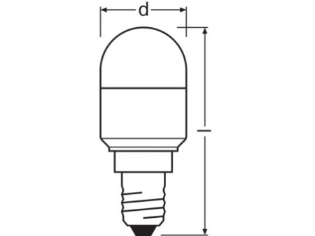 LEDVANCE Ampoule LED SPECIAL T26, 2,3 Watt, E14