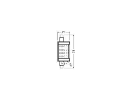 LEDVANCE Ampoule LED DIM LINE, 9,5 Watt, R7s