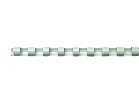 Fellowes Peigne à relier en plastique, A4, 12 mm, blanc