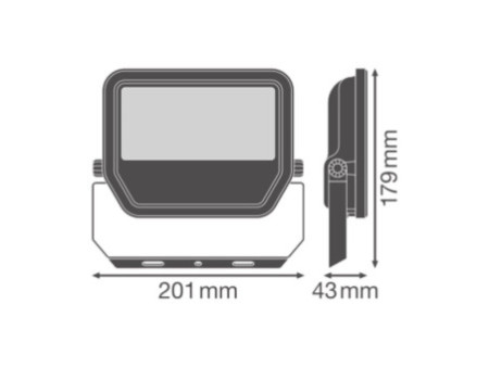 LEDVANCE Projecteur LED FLOODLIGHT, 50 watts, 3000K WT