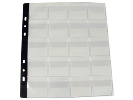 PAGNA Pochettes pour collection de pièces de monnaie,20 com-