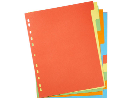 PAGNA Intercalaires en carton, A4, 10 touches, extra large