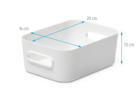 SmartStore Boîte de rangement COMPACT S, 1,5 litre, blanc