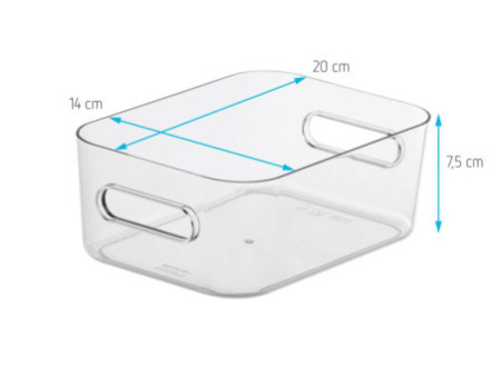 SmartStore Boîte de rangement COMPACT CLEAR S, 1,5 litres