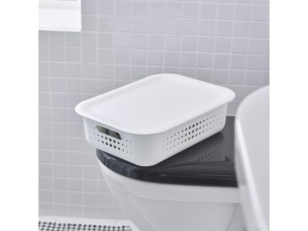 SmartStore Boîte de rangement BASKET RECYCLED 2, 2 L, blanc