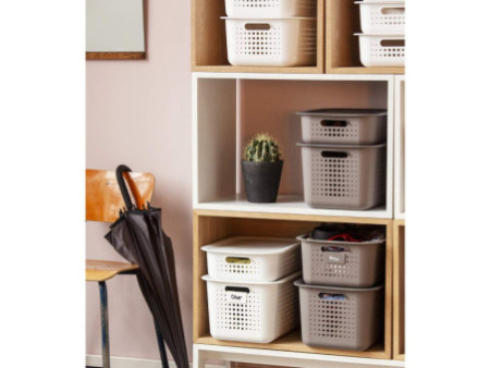 SmartStore Boîte de rangement BASKET RECYCLED 2, 2 L, blanc