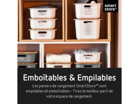 SmartStore Boîte de rangement BASKET RECYCLED 10, 6 litres