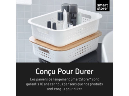 SmartStore Couvercle pour boîte de rangement BASKET, blanc