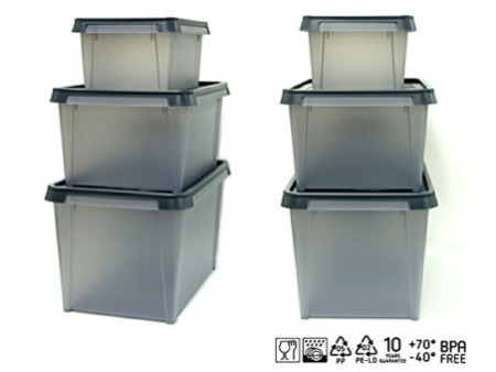 smartstore Boîte de rangement DRY 34 L, anthracite
