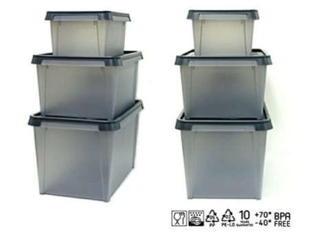 smartstore Boîte de rangement DRY 55 L, anthracite