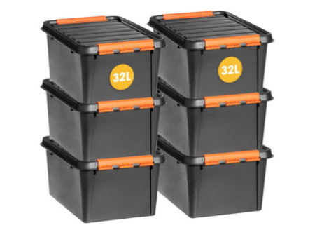 SmartStore Boîte de rangement PRO 31 L, 31 litres, noir