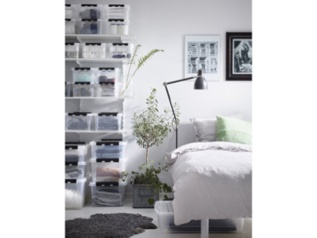 SmartStore Boîte de rangement CLASSIC 2 L, clips: noir