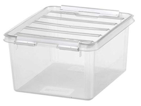 SmartStore Boîte de rangement CLASSIC 2 L, clips: blanc
