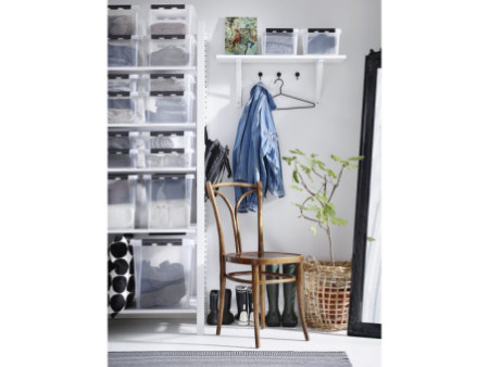 SmartStore Boîte de rangement CLASSIC 66 L, clips: noir