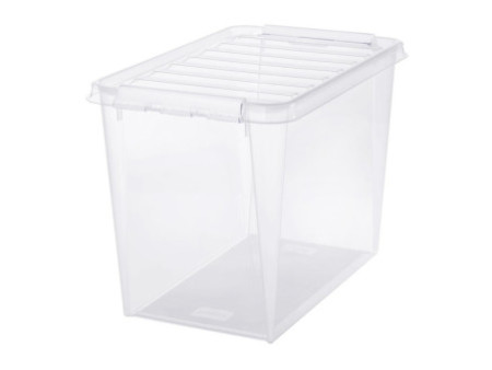 SmartStore Boîte de rangement CLASSIC 66 L, clips: blanc