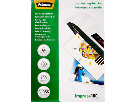 Fellowes Pochette de plastification, A4, brillant