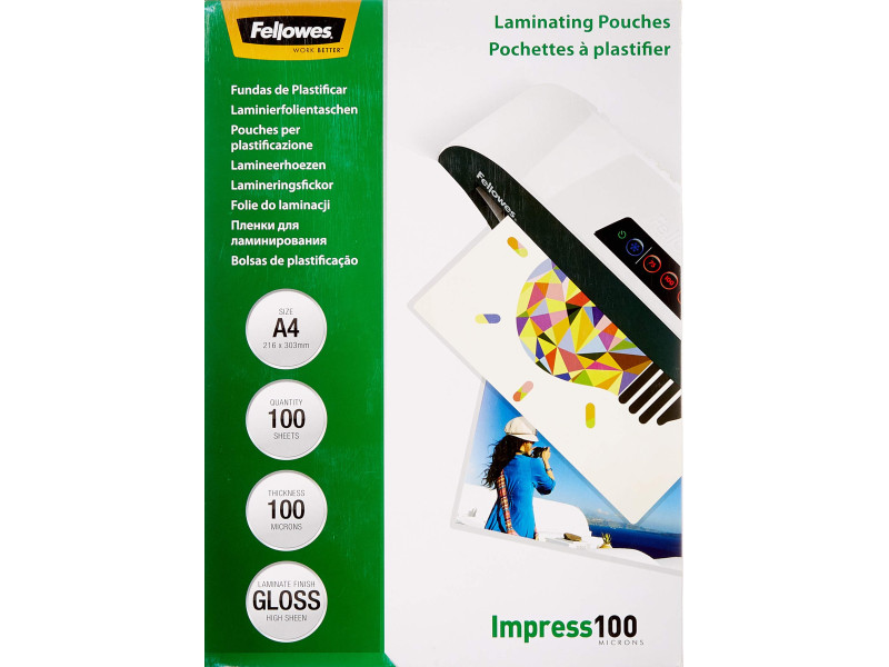 Fellowes Pochette de plastification, A4, brillant