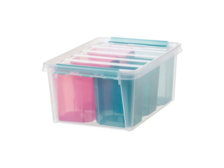 SmartStore Boîte de rangement CLASSIC 14 L + inserts, noir