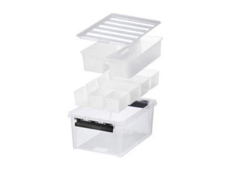 SmartStore Boîte de rangement CLASSIC 14 L, avec inserts