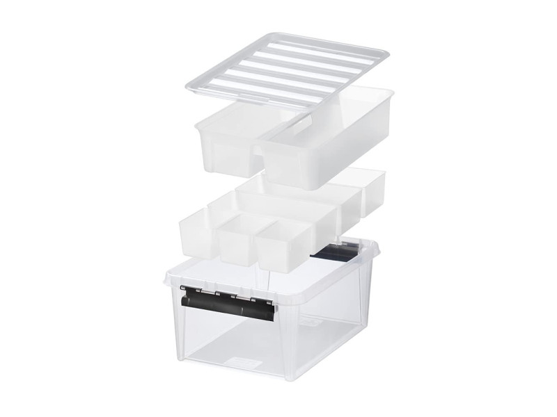 SmartStore Boîte de rangement CLASSIC 14 L, avec inserts