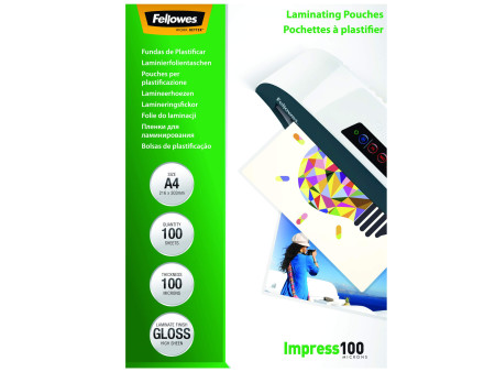 Fellowes Pochette de plastification, A4, brillant