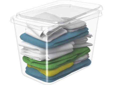 SmartStore Boîte de rangement BASIC XL, 60 L, transparent