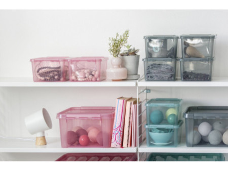 smartstore Boîte de rangement COLOUR 14 L, 14 litres, rose