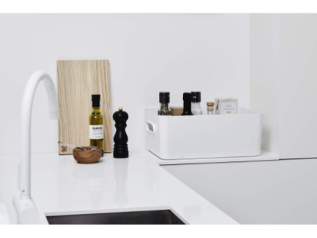 SmartStore Boîte de rangement COMPACT L, 15,4 litres, blanc