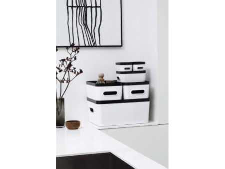 SmartStore Boîte de rangement COMPACT L, 15,4 litres, blanc