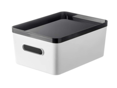 SmartStore Couvercle pour boîte de rangement COMPACT L, gris