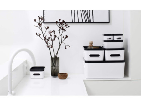 SmartStore Couvercle pour boîte de rangement COMPACT L, gris