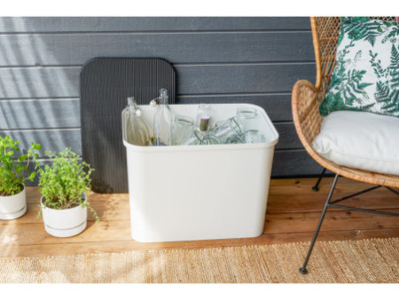 smartstore Boîte de rangement/banc COLLECT, 76 litres, blanc