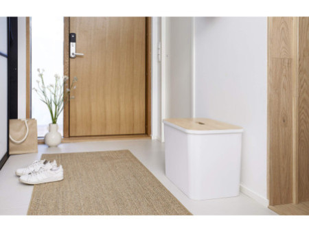 smartstore Boîte de rangement/banc COLLECT, 76 litres, blanc