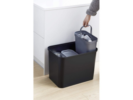 smartstore Boîte de rangement/banc COLLECT, 76 litres, noir