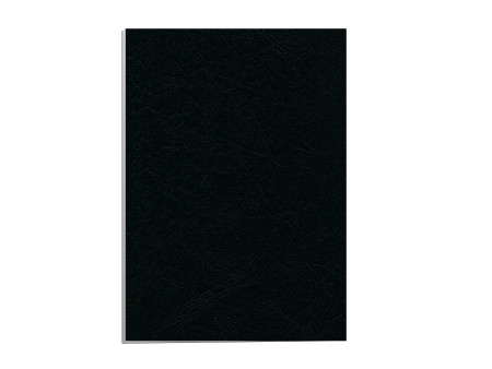 Fellowes Couverture pour reliure Delta, grain cuir, A4, noir